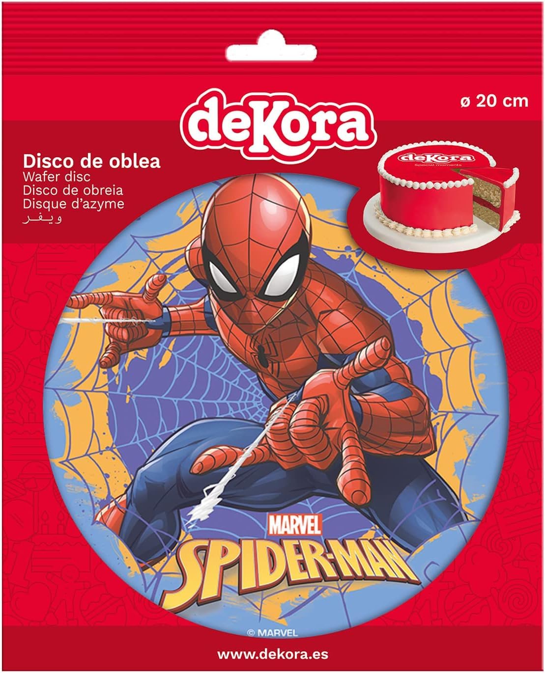 Décor Comestible Deadpool Pour Gâteau - Disque Azyme 20cm - Personnage Marvel