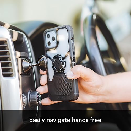 Miniatura 4 de ROKFORM - Soporte magnético ajustable para automóvil, giratorio de 360 grados con cinta VHB 3M, soporte para teléfono celular, soporte de aluminio