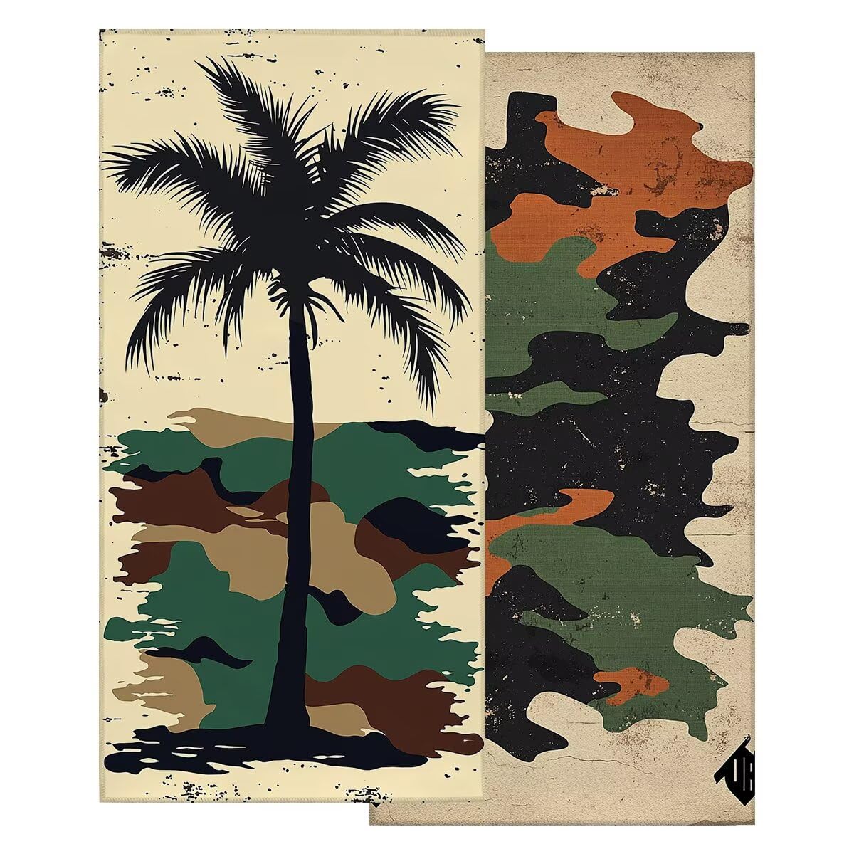 Ręcznik plażowy XXL, 90 x 200 cm, zestaw 2 sztuk, bez piasku, ręcznik plażowy, szybkoschnący, sportowy ręcznik do studia fitness, ręcznik do sauny, duży ręcznik plażowy na plażę (prosty) -4146