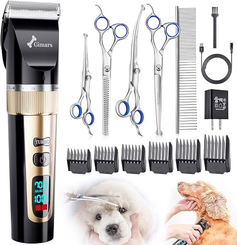 Gimars 6 en 1 Silencieuse Tondeuse Pour Chien Sans Fil 4 …