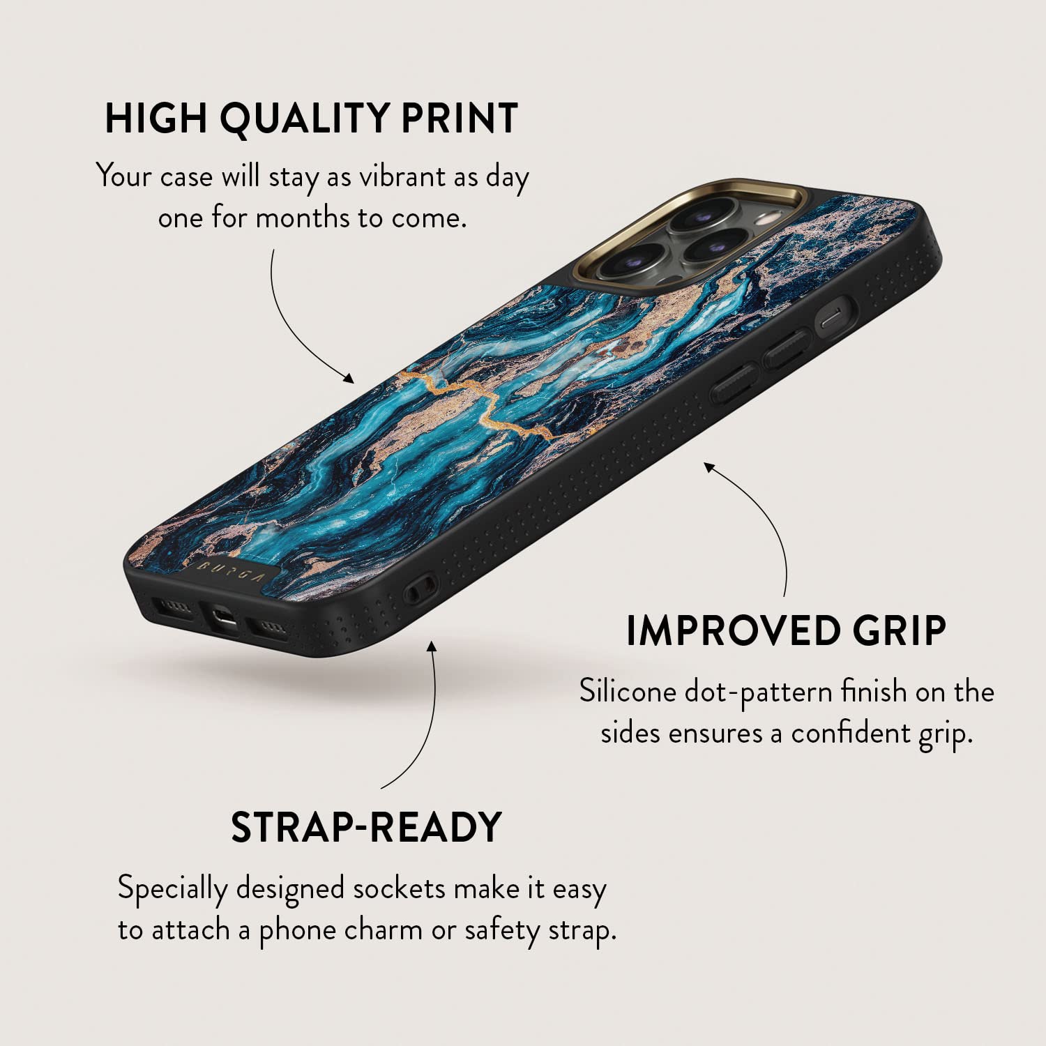 Amazon.co.jp: BURGA Elite 電話ケース iPhone 13 PRO対応