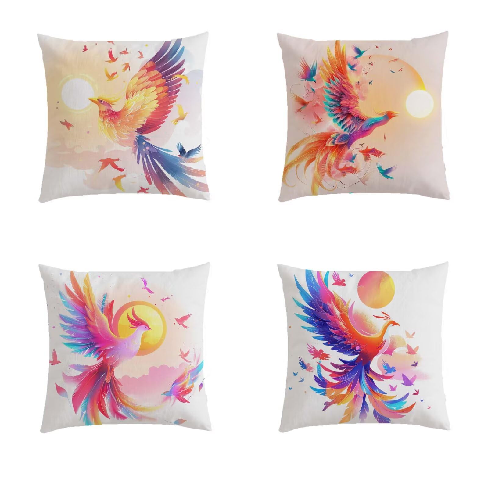 Housse coussin 45x45cm imperméable en lin tissé pour canapé extérieur