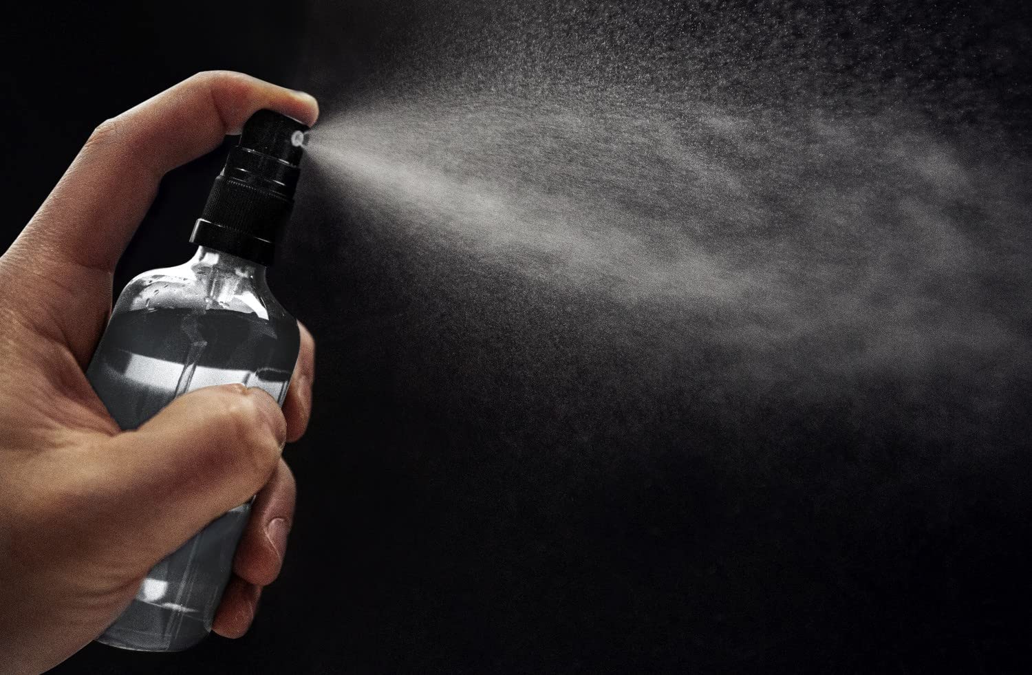 Oputec 20 flaconi spray da 30 ml in vetro con nebulizzatore + 20 etichette – Bottiglie in vetro trasparente con testina spray fine – Piccola bottiglia spray