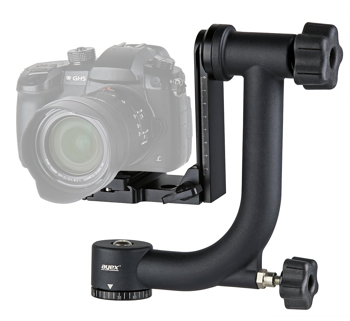 ayex Gimbal Tripod Head, głowica statywu do telefonotografii, zdjęć sportowych i przyrodniczych