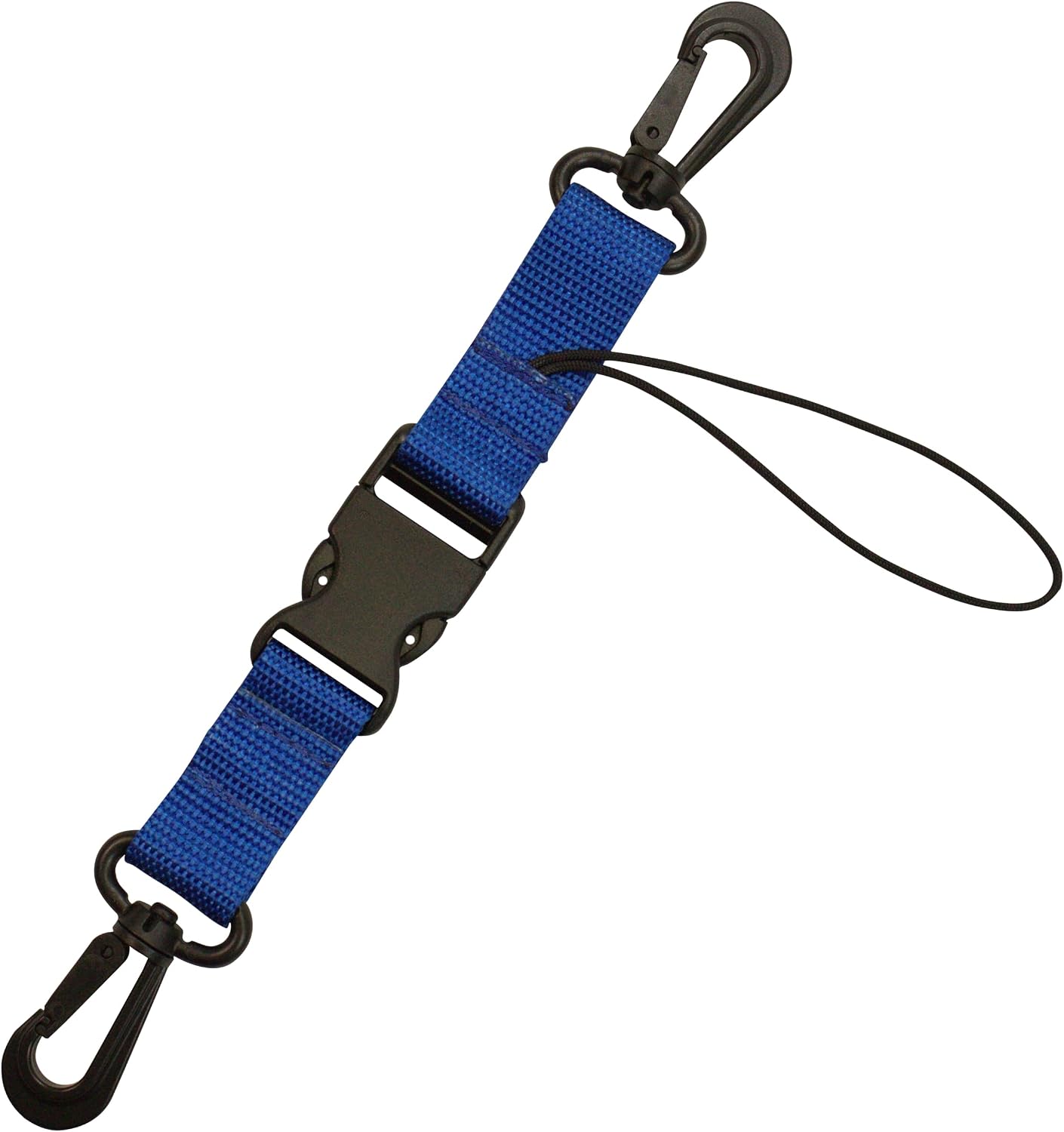 Scuba Clips Lanyard with Dual Clips and Quick Release Buckle, Scuba Accessory for Diving, Dive Clip for Equipment Essentials