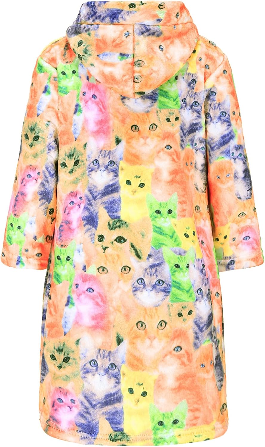 Jxstar Matching Girls&Doll Bathrobes Kids Robes Plush Fleece Pajamas Sleepwear : Clothing, Shoes & Jewelry