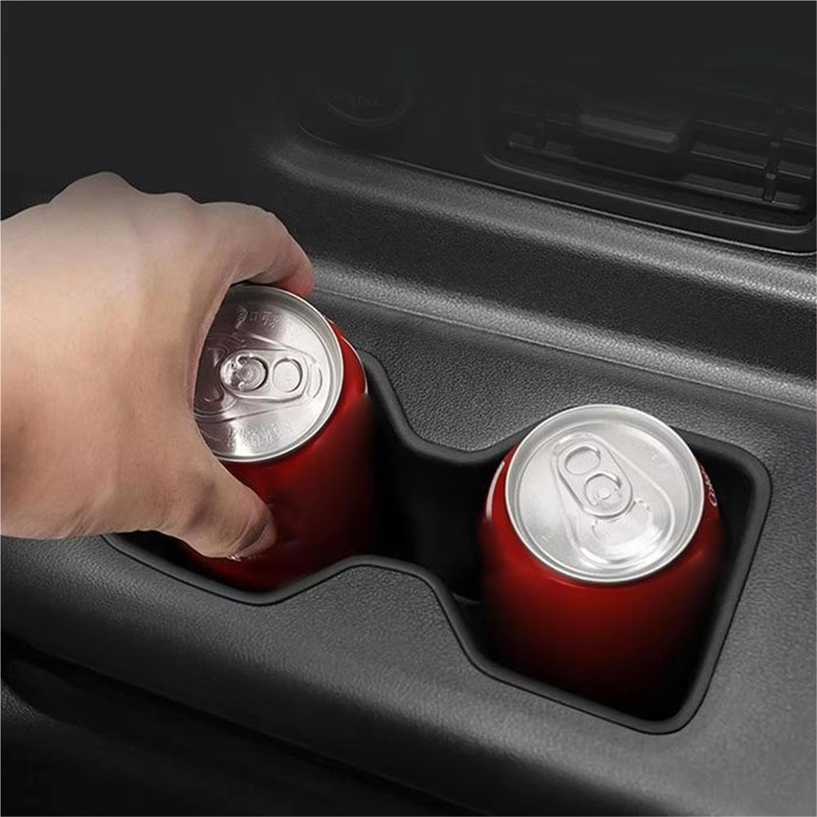 Consolle Portabevande Compatibile Con Hyundai Per Santa Fe 3rd 2024 2025 Portabicchieri Per Auto Inserti Antiscivolo Ammortizzante Scatola Immagazzinaggio Vassoio Riordino 2 Pezzi