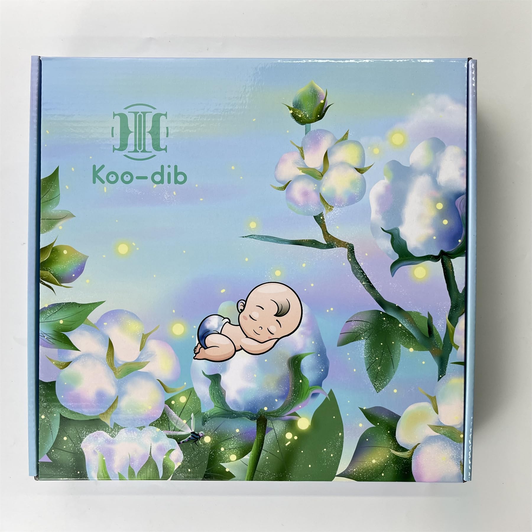 koo-dib Baby Burp Cloths 10 Pack Muslin Cloths & Squares for Baby - Image 4