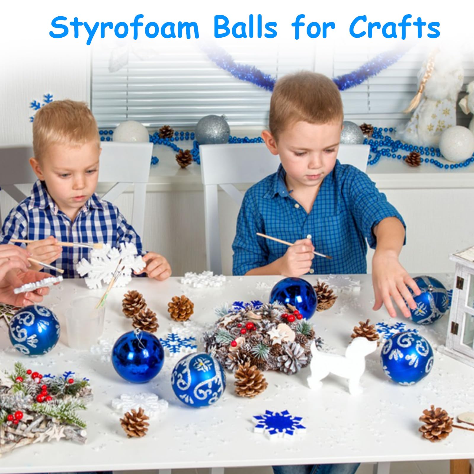 2 stuks piepschuimballen om te knutselen, wetenschappelijke modellen, schoolprojecten, decoratie, wit, elk 15 cm diameter 2 stuks piepschuimballen om te knutselen, wetenschappelijke modellen, schoolprojecten, decoratie, wit, elk 15 cm diameter