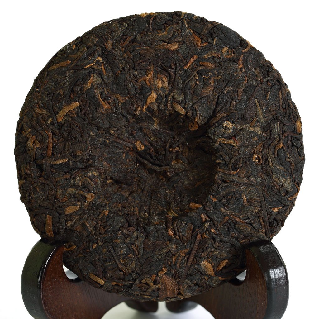 Puerh Tea - Ripe Pu erh Tee Cake 5pcs 100g Total 17.6oz 2018 Year Supreme Sticky Glutinous Rice Flavor - Chinese Yunnan Puer Pu'er Tea Pu-erh Tee