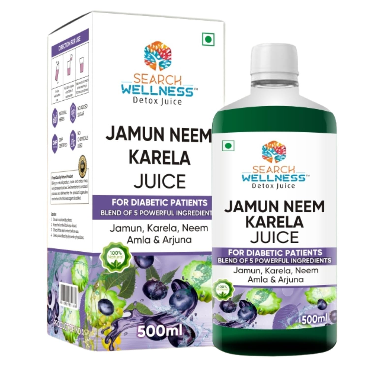 Jamun Neem Karela Juice Immunity Booster || Promote Healthy glucose level || Support Metabolic Health || Helps In proper digestion (1) (B0D5FKYHFM) Amazon Price History, Amazon Price Tracker