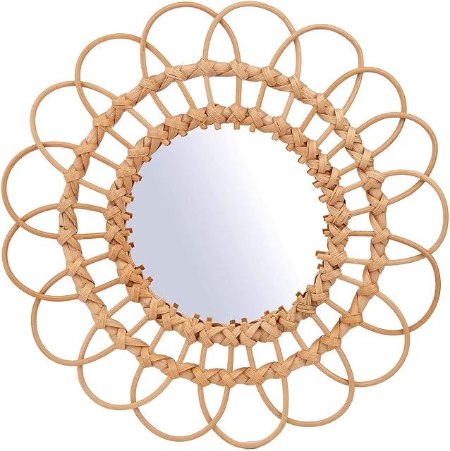 Sass & Belle Rattan Mirror Large