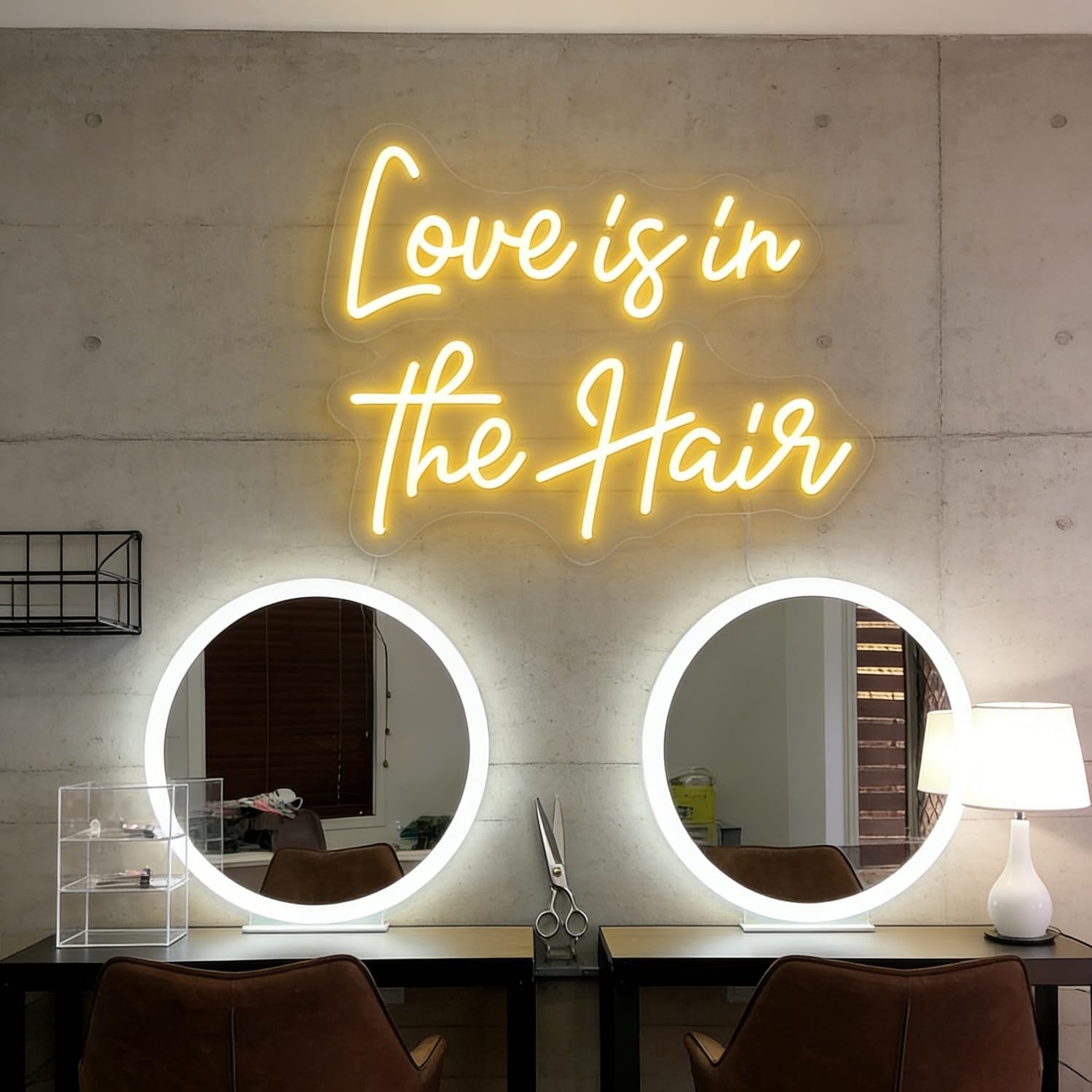 Barber Shop Neon Signs for Wall Decor: LED Barber Neon Lights Business Sign, Suitable for Hair Salon Art Decor, Gift for Family Friends Boys