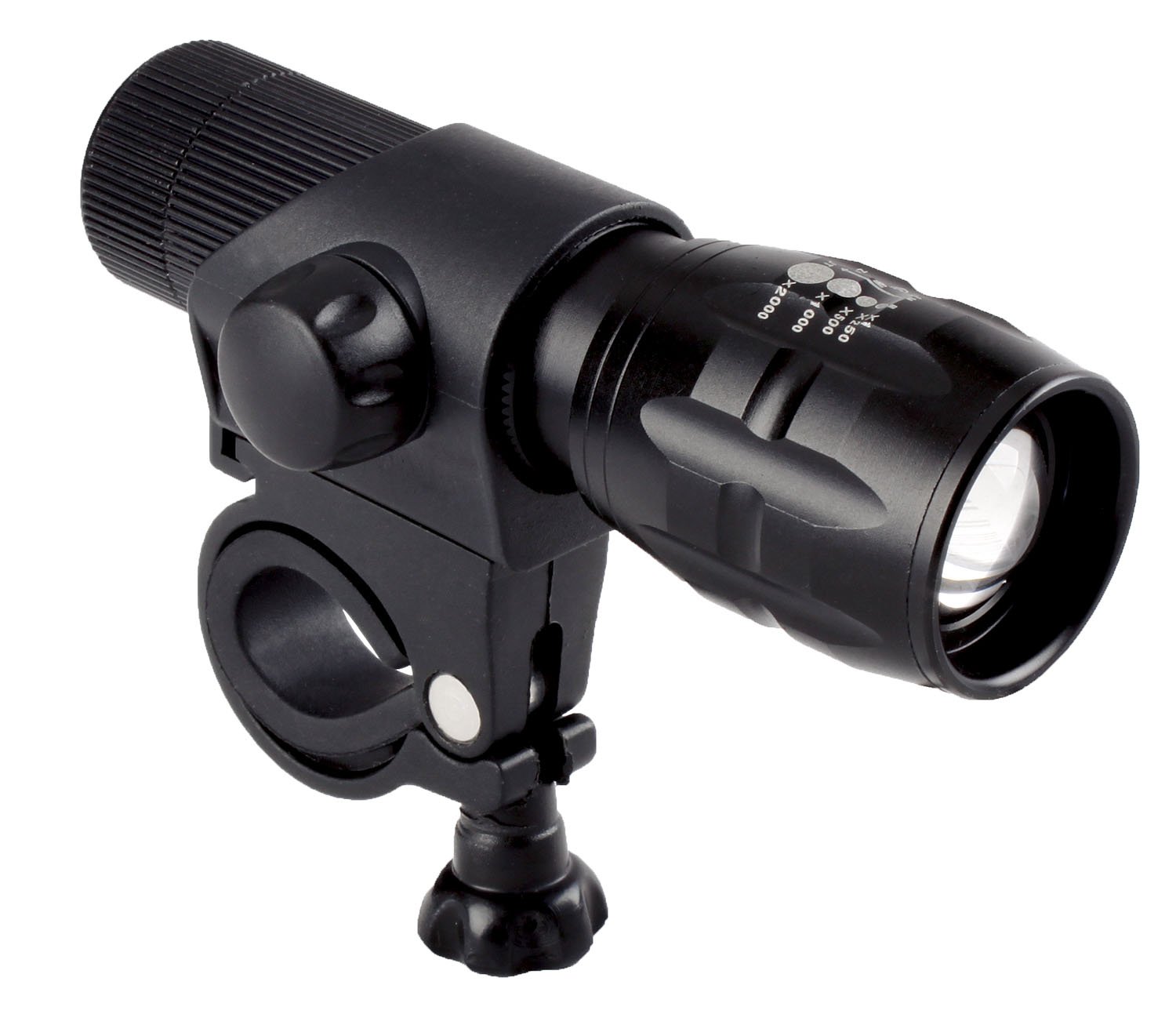 Lampe M-Wave Apollon 3 W noire compacte avec batterie longue durée
