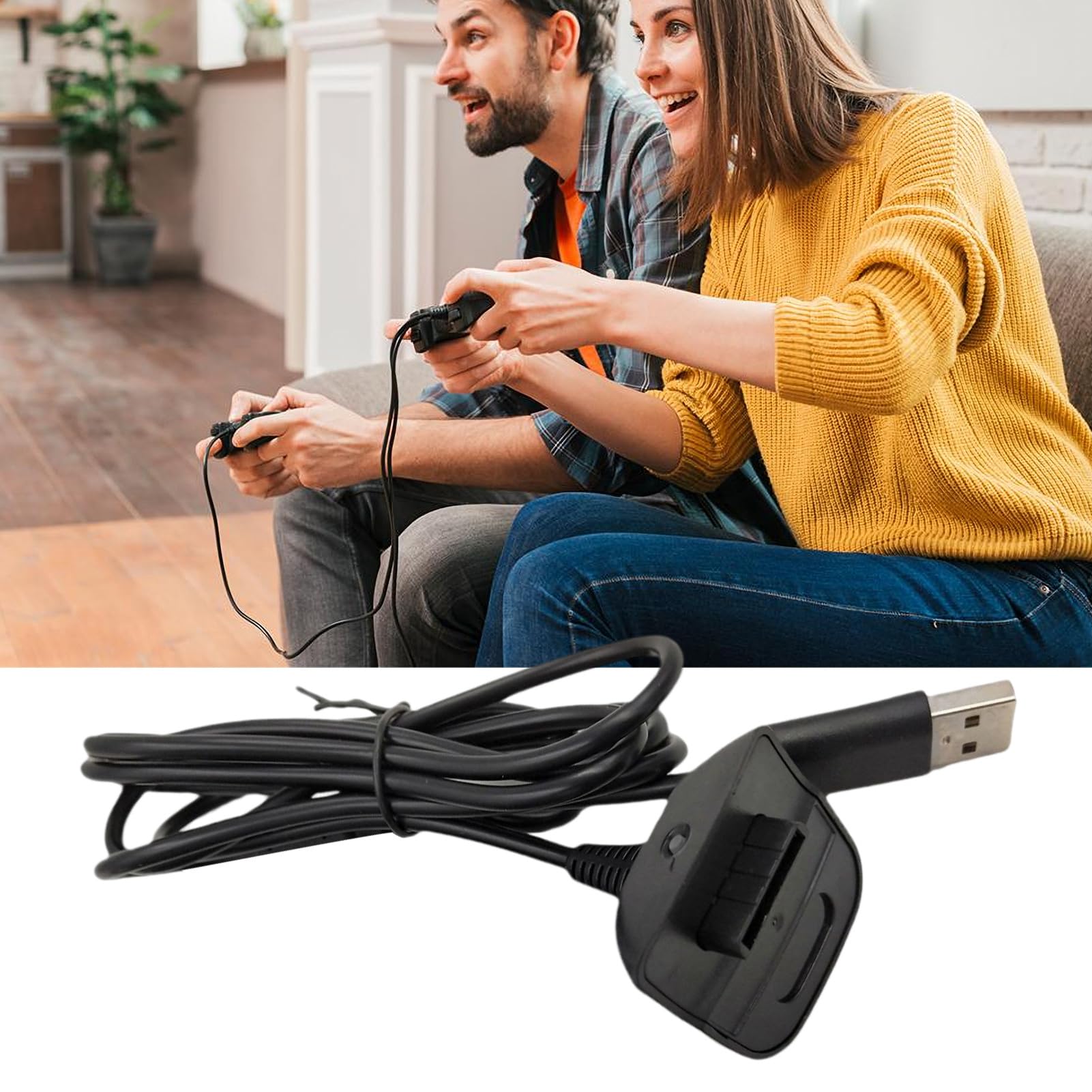 Générique Câble De Charge Pour Manette De Jeu 360 - Cordon d'Alimentation Plug and Play pour Manette 360 | Pièce De Remplacement De Console Fiable Et Pour Utilisateurs