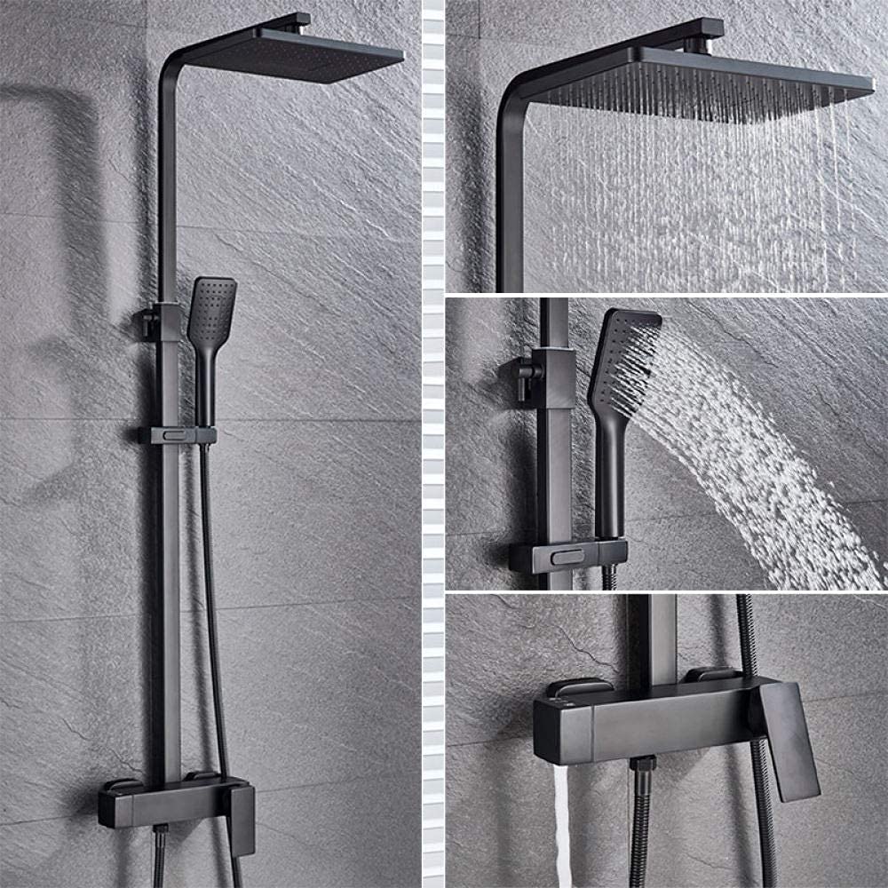 Robinet de douche mural pour baignoire moderne style spa à la maison