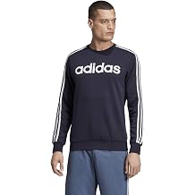 adidas Mens Essentials 3-stripes Fleece Crew