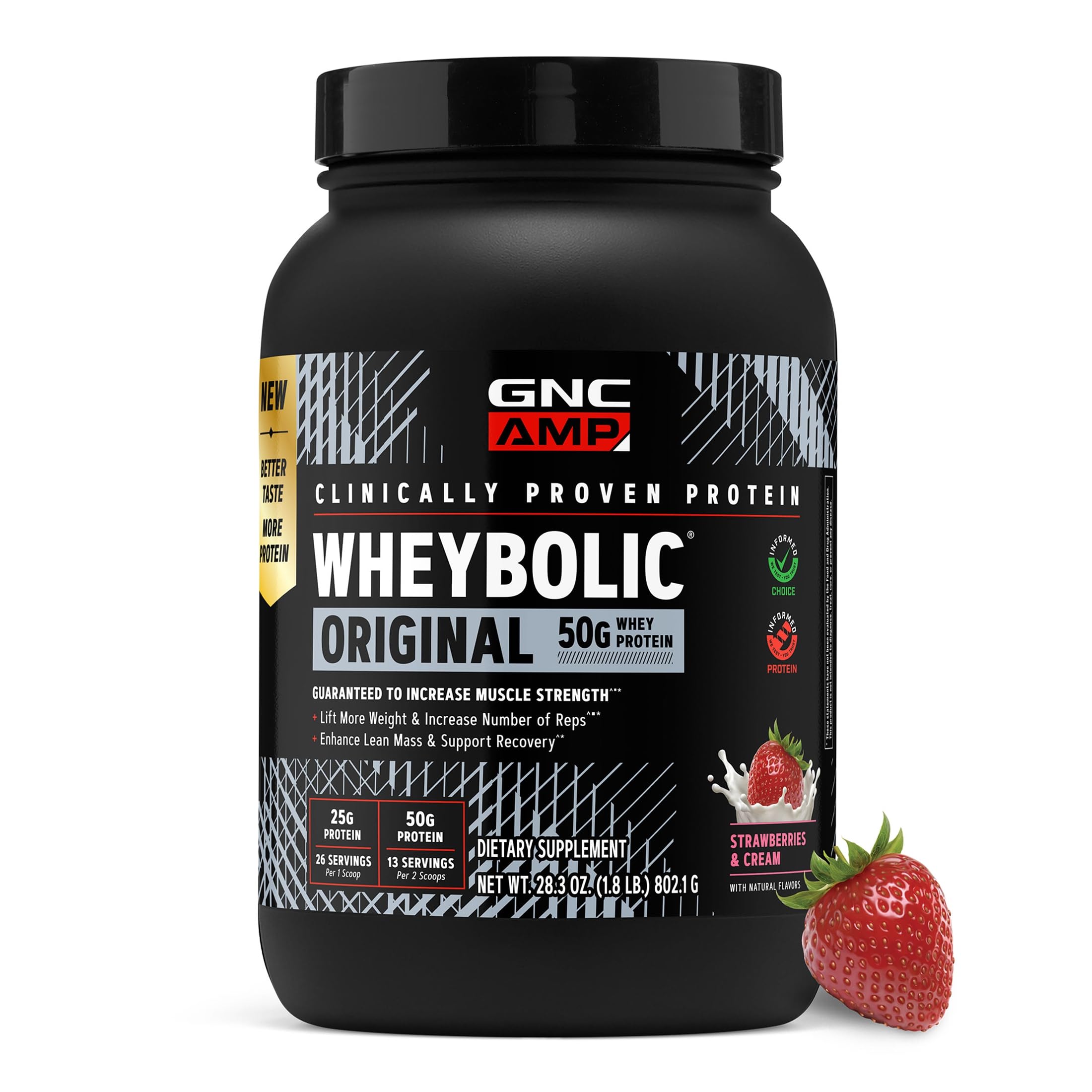 GNC AMP New Wheybolic, Classic Vanilla, 28 oz, 13 Servings — Amazon image 12