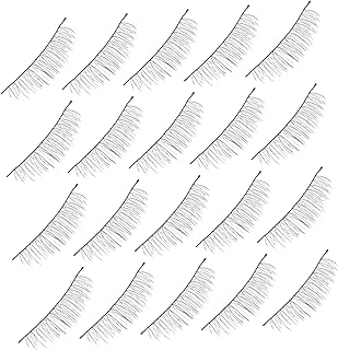 台湾製手作りつけまつげ10ペア 長いつけまつげ 自然なボリューム まつ毛増強 メイクアップ用 プロフェッショナルと家庭用 眼元ケア