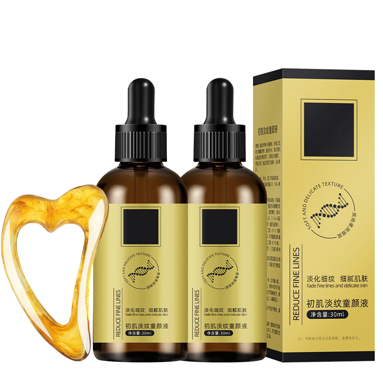 2 Bottles Anti Wrinkle Firming Serum, Firm and Plump Face Serum, Reduce Fine Lines and Tighten Skin, Moisturize and Nourish