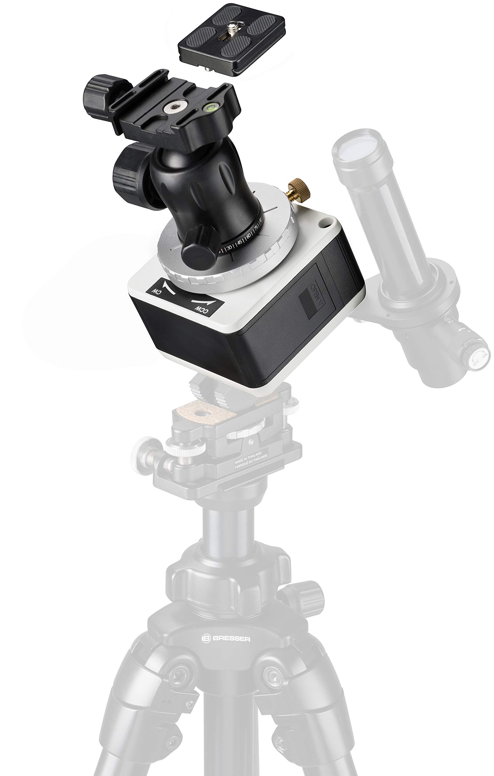 Bresser Teleskop StarTracker Astrofoto Montierung PM-100 für Langzeitaufnahmen oder Zeitraffer