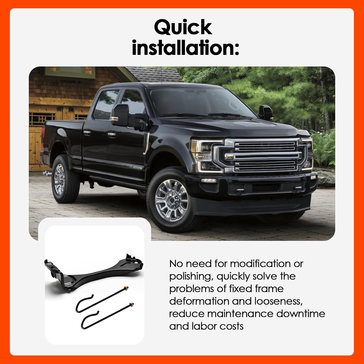 Battery Hold Down Kit Fits for Ford F-250/F-350/F-450/F-550 2011-2022