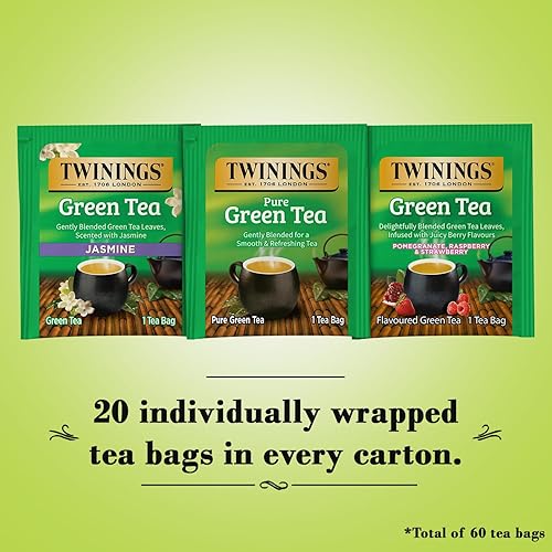 Miniatura 4 de Twining Tea - Granada verde frambuesa fresa 20 unidades