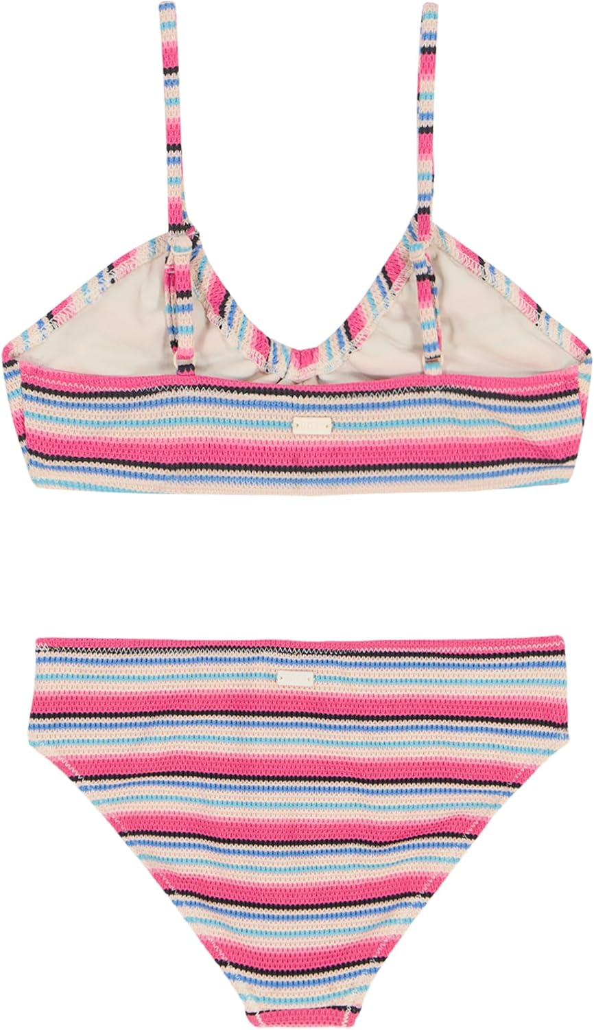 Roxy Girls' Two-Piece Bikini Swimsuit Set, UPF 50+ Sun Protection, Quick-Dry... - Picture 34 of 44