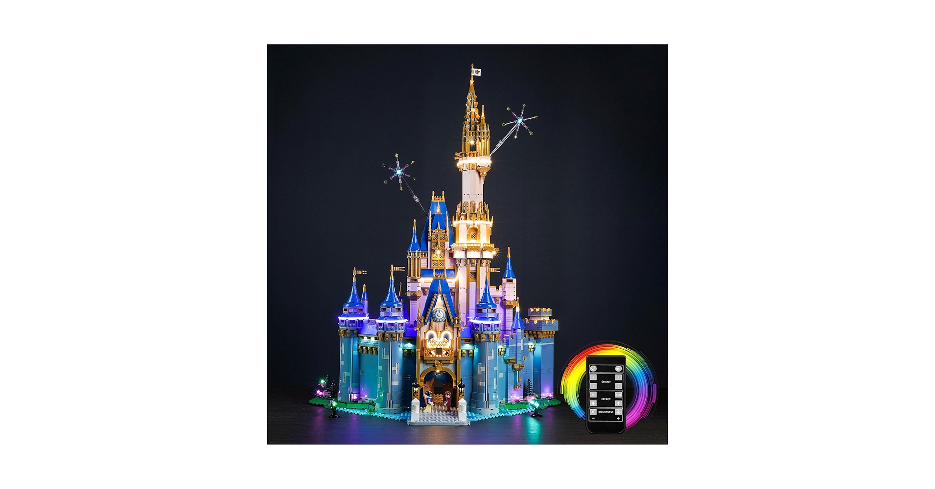 【超激レア】 箱あり！ 美女と野獣 キャッスル ライトアップ Amazon.co.jp: BrickBling LEDライトのみ、レゴビューティーとビースト