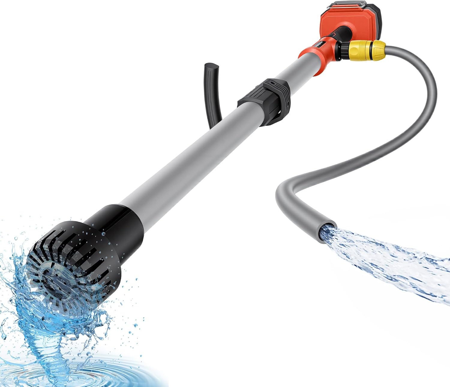 Brushless Cordless Stick Water Transfer Pump Compatible with Milwaukee 18V Battery, 780GPH Cordless Water Pump Submersible Sump Pump Utility Pump for Pool Garden Pond(Tool Only)