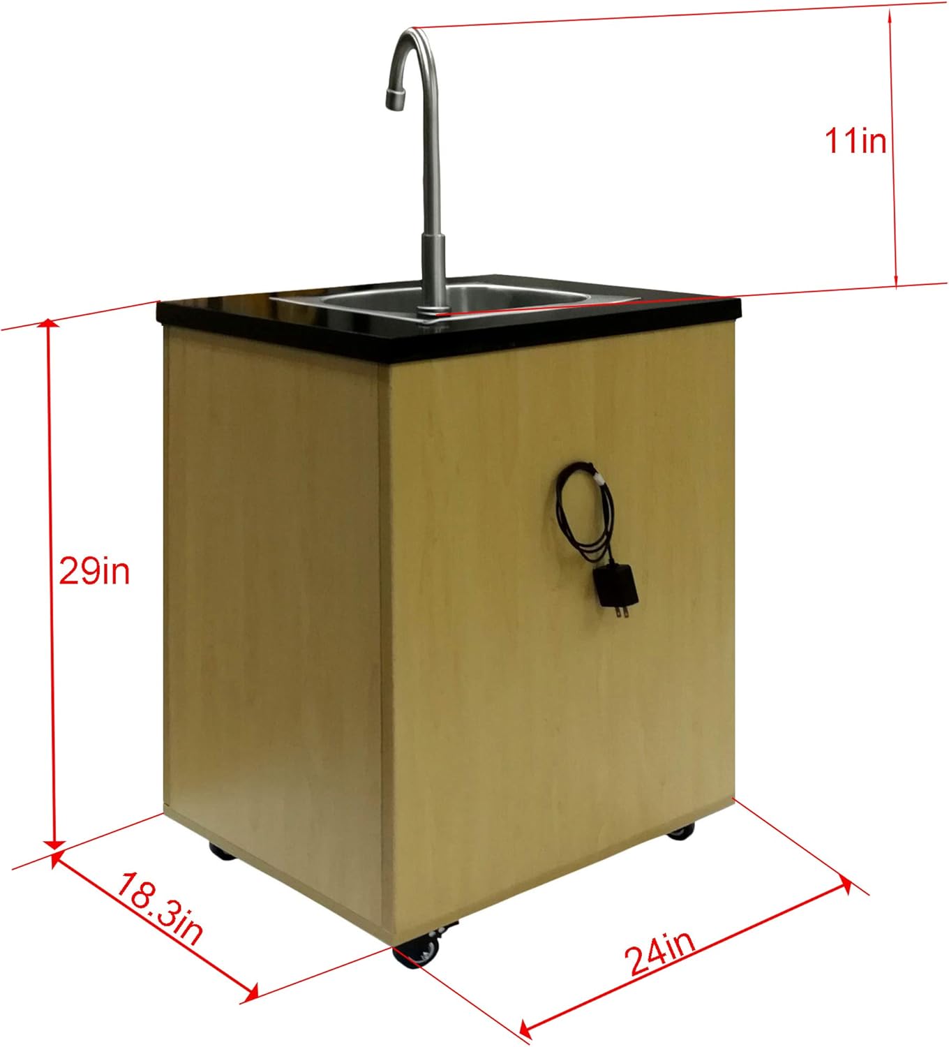 Buy FixtureDisplays® Portable Sink Self Contained Hand Wash Station