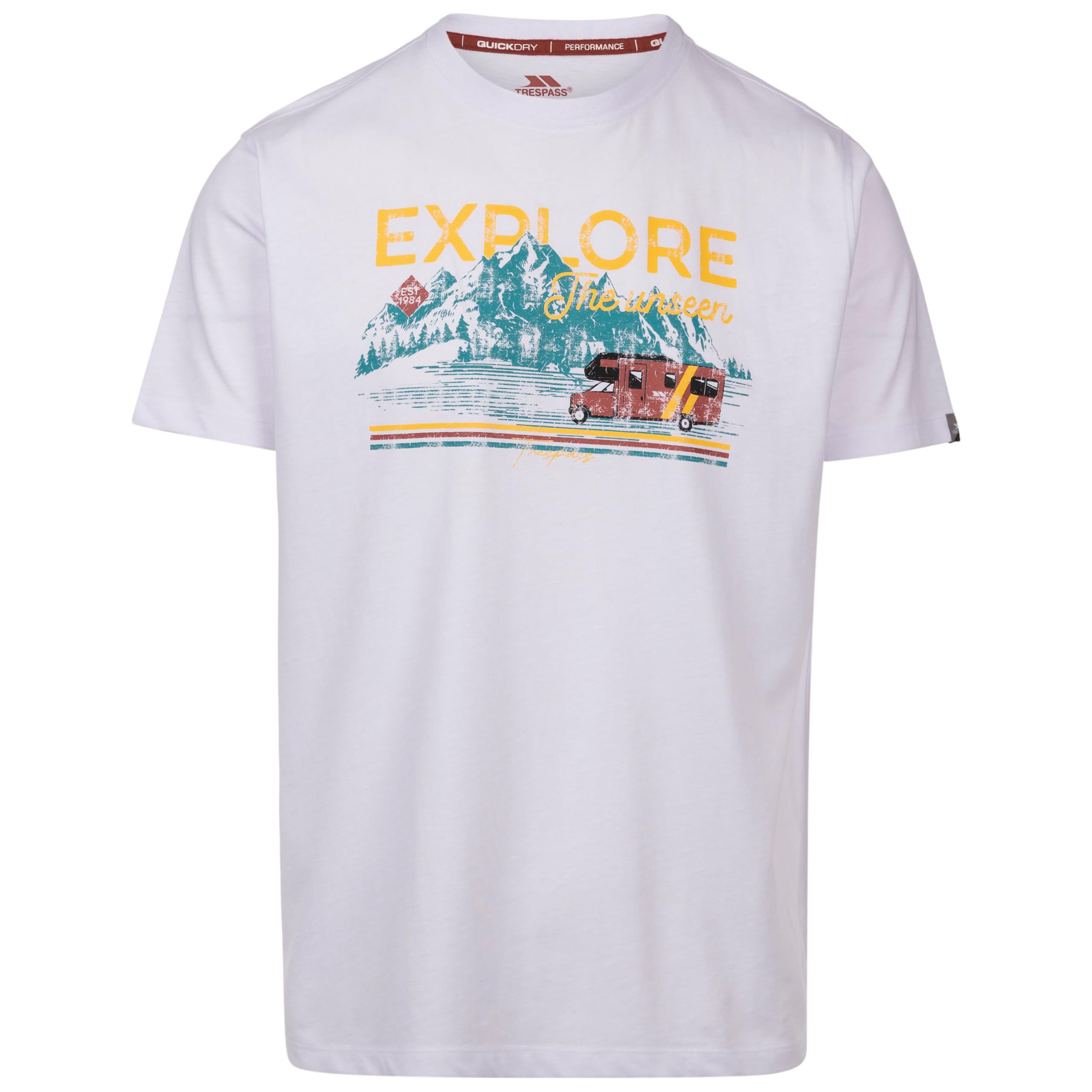 Trespass (Xxl, ) Mens Casual Printed T-Shirt Thelon White