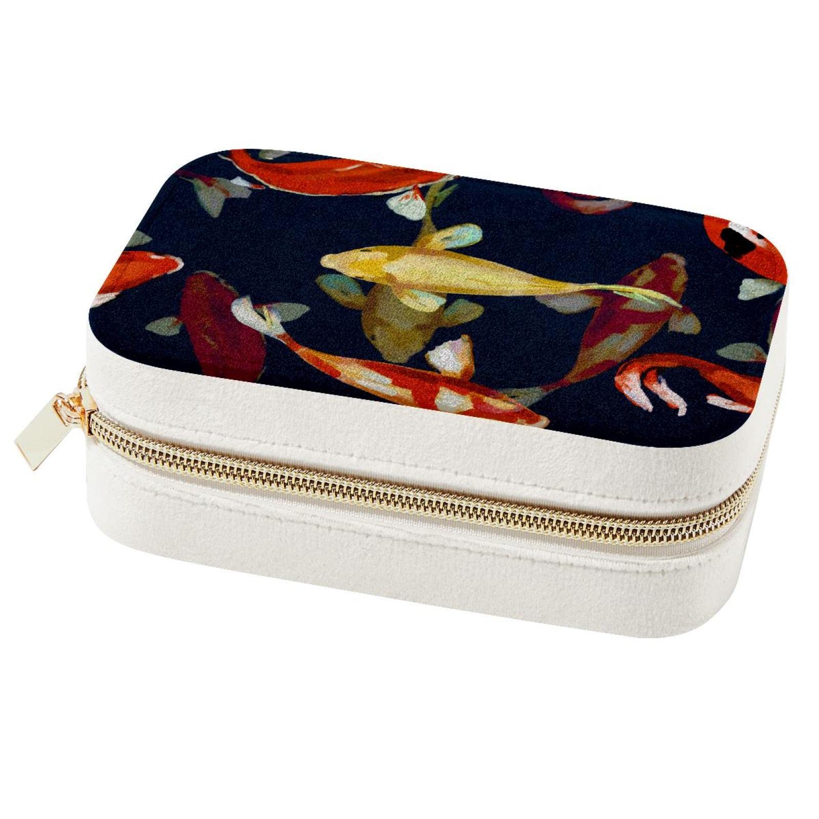 Boîte à bijoux portable pour le voyage et le rangement des bagues