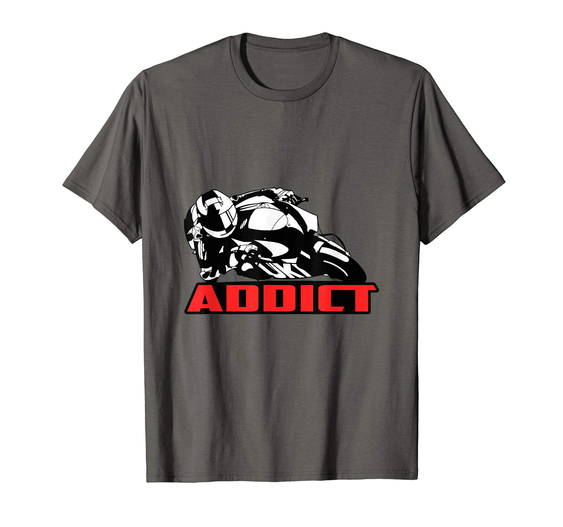 "Addict Race GP" Very Funny Vintage Moto GP Gift T-Shirt