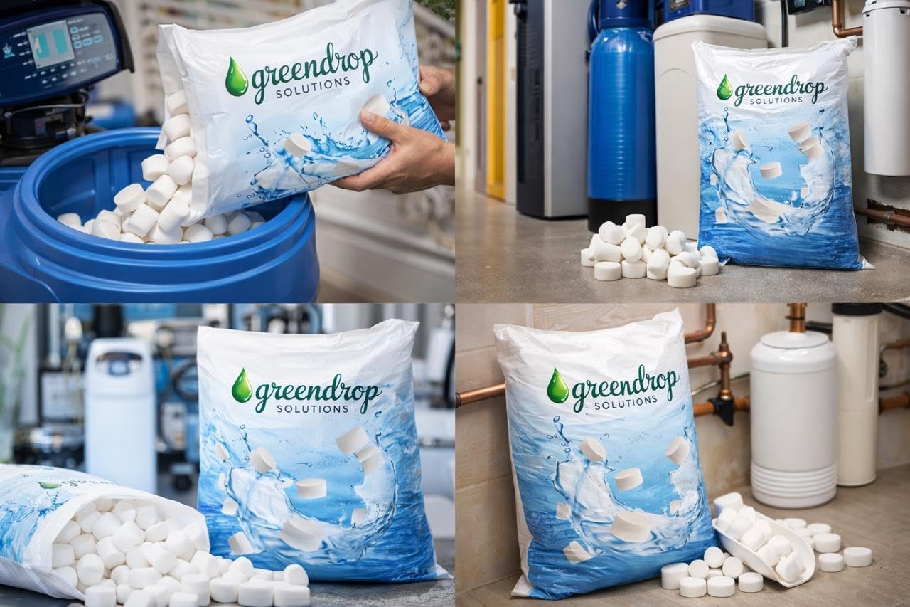 Water Softener Salt Tablets | Premium Water Purification Salt for Efficient Softener Performance | Soft Water Solution for Home, Office & Industrial Use (5Kg)