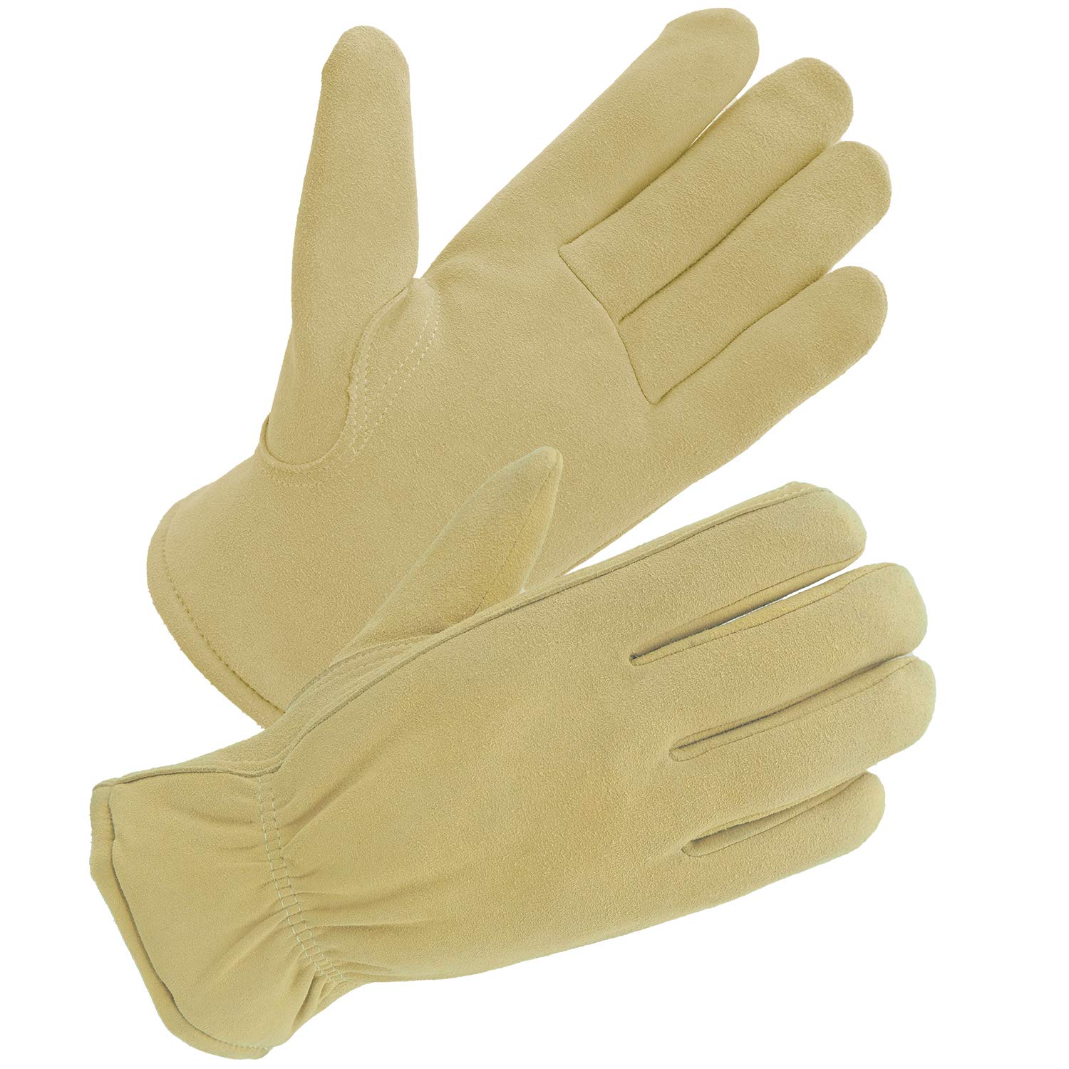 SKYDEERSuper Soft and Warm Winter Gloves with Deersplit Leather Suede and 3M Thinsulate Insulation for Cold Weather