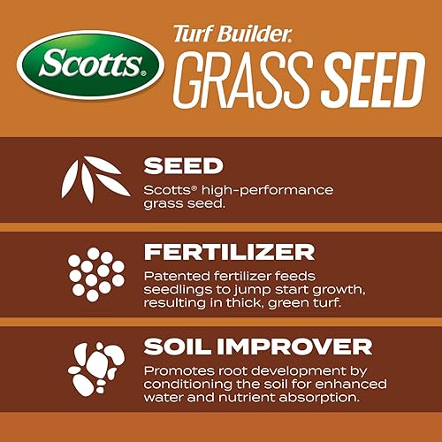 Miniatura 3 de Scotts Turf Builder Grass Seed - Semillas de pasto mezcla para sitios de alto tránsito 7-libras no para venta en Louisiana