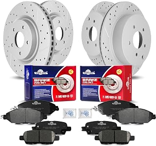 인피니티 Jx35 2013/ Qx60 2014-2019용 전면 및 후면 드릴 슬롯 로터 및 세라믹 디스크 브레이크 패드 키트, 닛산 패스파인더 2013-2019/무라노 2015 2016 2017 2018 2019용