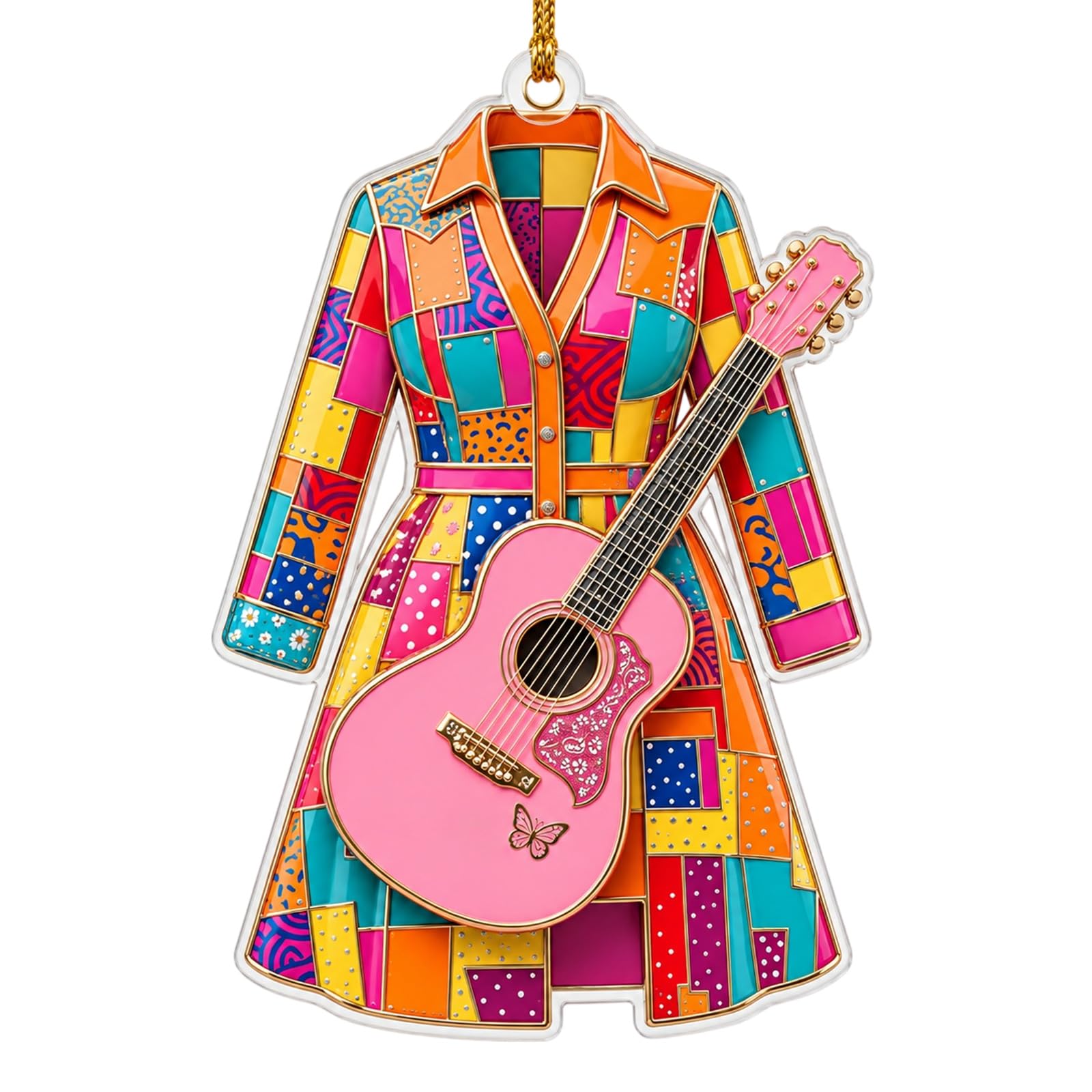 Dolly Memorial Parton Christmas Tree Decorations Music Hanging Ornament 12