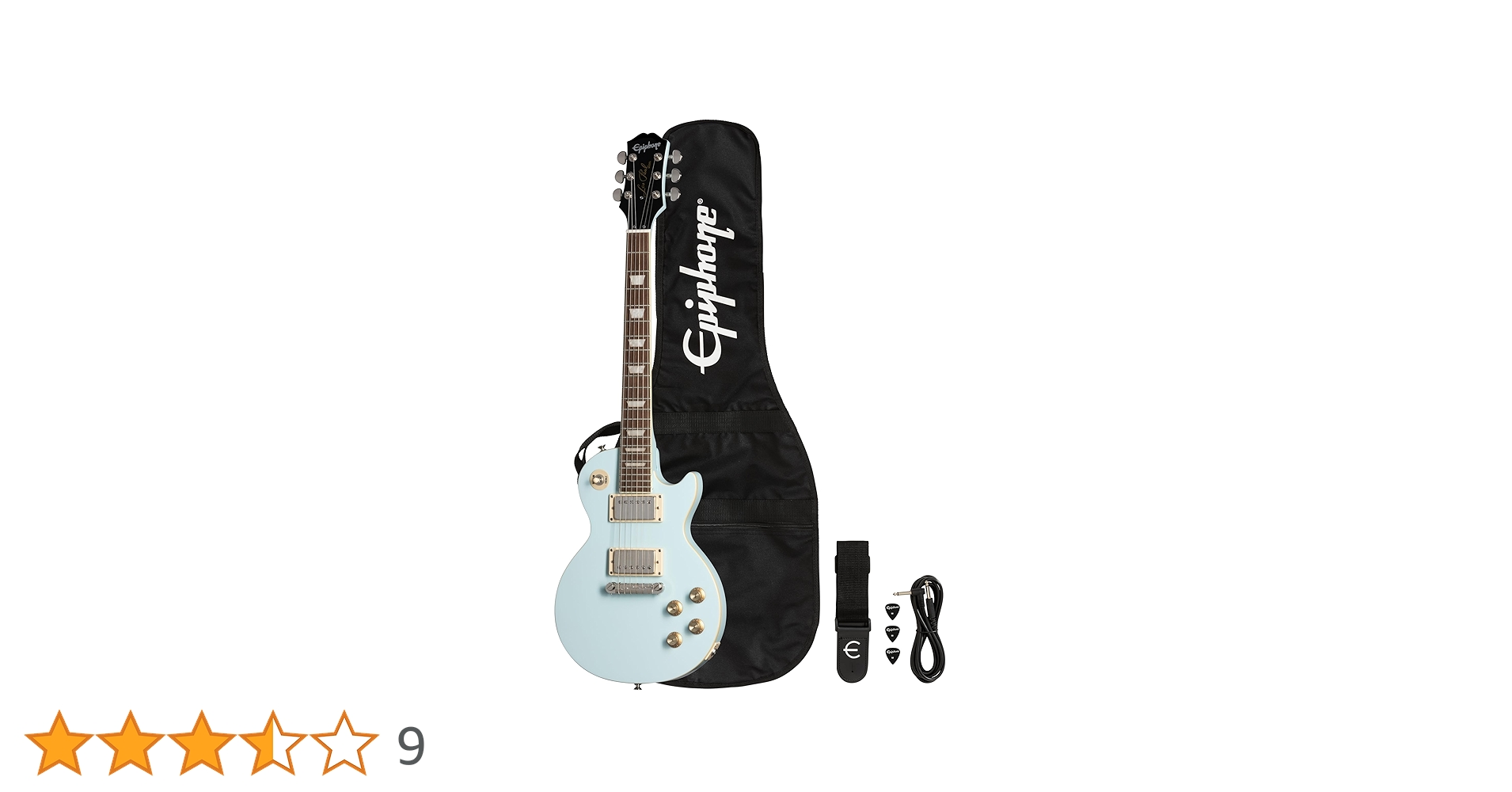 Amazon | Epiphone Power Players Les Paul Ice Blue エレキギター