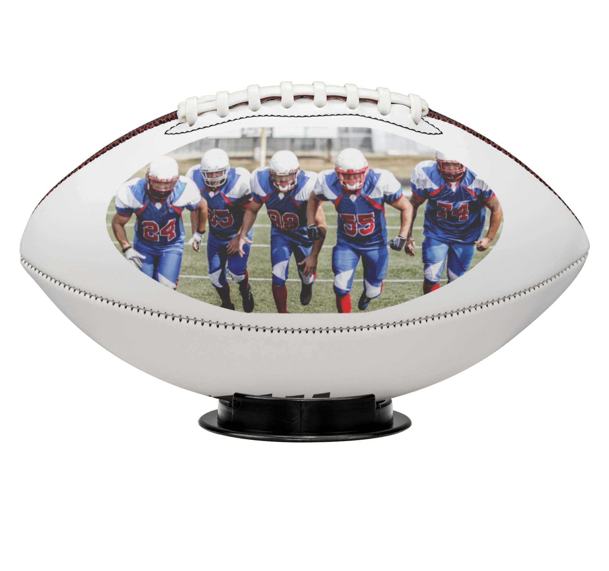 Personalized Football Coach Championship Team Name for Sports Fans Customized Football Team Photo Game Accessories for Son from Dad Mom Custom Sports Ball Fans Picture Accessories