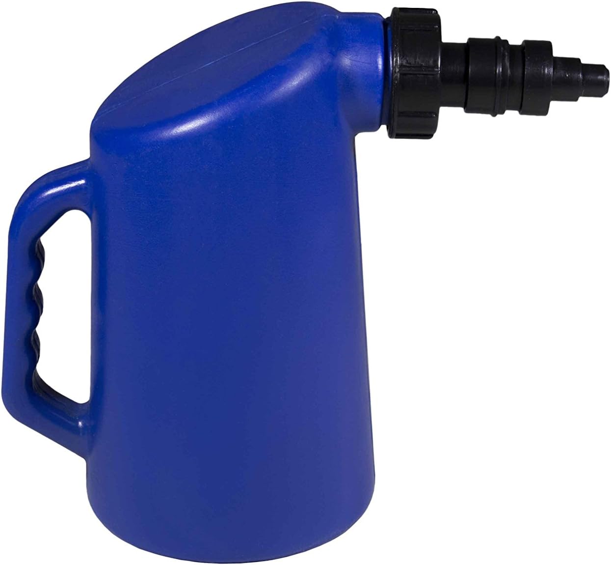 20420 Funnel King Waterboy Battery Filler, 2 quart (Double Action Valve-Shut Off Nozzle) Blue