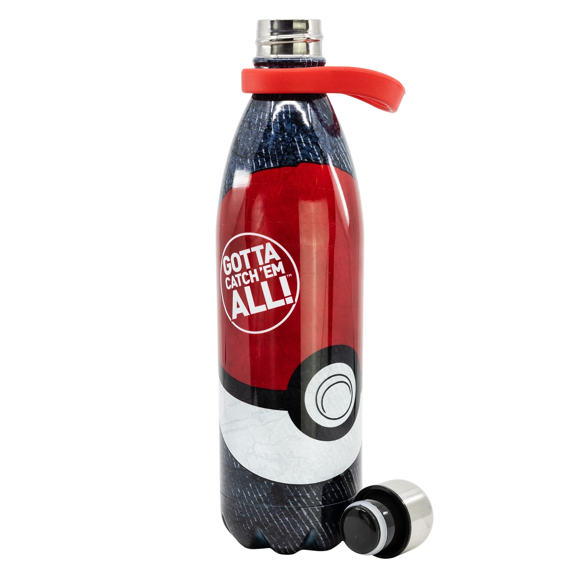 Pokemon Thermo-Wasserflasche mit großem Fassungsvermögen, 1 Liter
