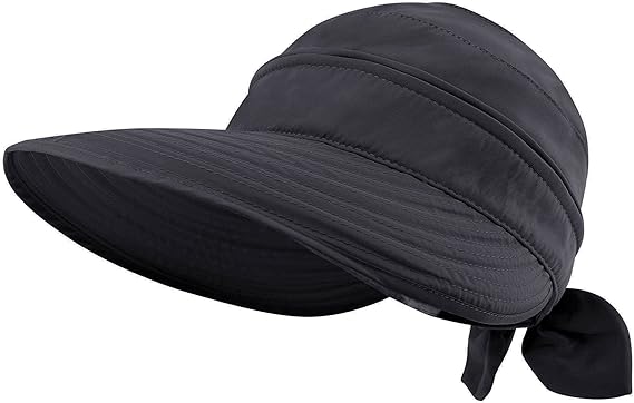 Simplicity Hats for Women UPF 50+ UV Sun Protective Convertible Beach Visor Hat