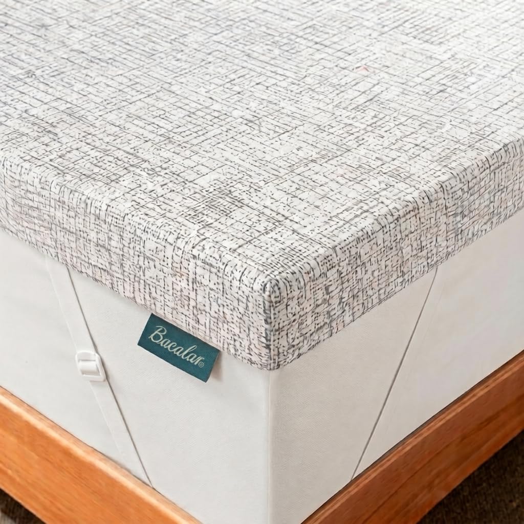 Topper H3/H4 180x200cm für Komfort & besseren Schlaf, Anti-Rutsch | Wendbare 2-Lagen Schaumstruktur, 7-Zonen Ergo-Schnitt, Memory Foam&Kaltschaum, 120 Tage Probeschlafen, OEKO-Tex, CertiPUR-US