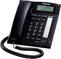 Vista 1 de Panasonic KX-TS880B Integrated Corded Telephone,Black