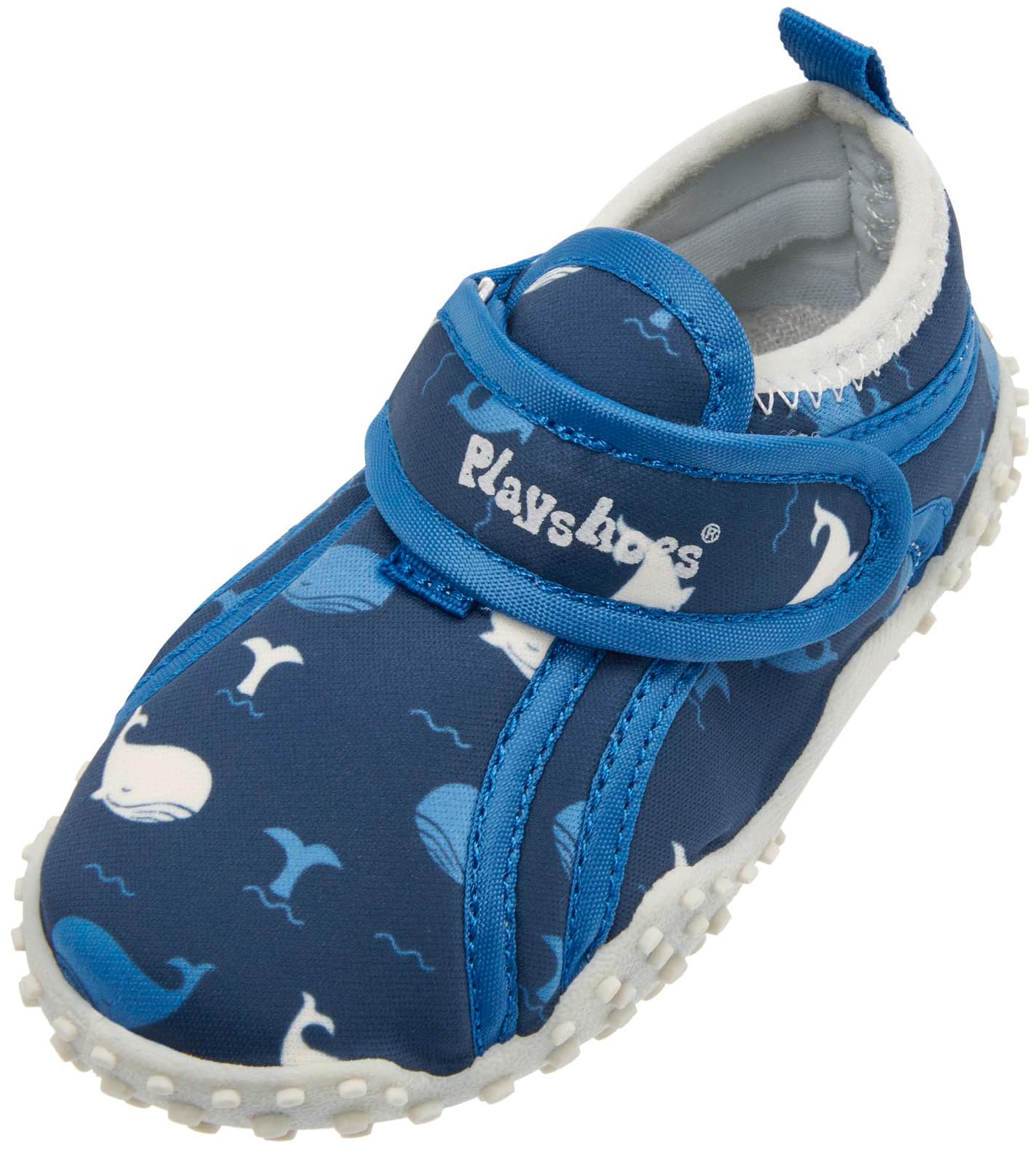 Playshoes Boy's Unisex Kids Bathing Shoes Aqua, Whale, 2.5 UK Child