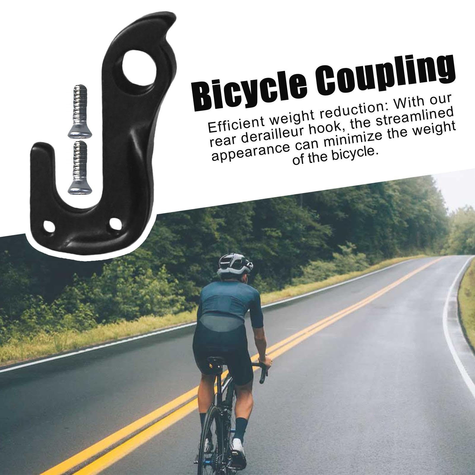 Otufan Crochet De Dérailleur Arrière VTT – Acier Inoxydable Anodisé, Taille Standard