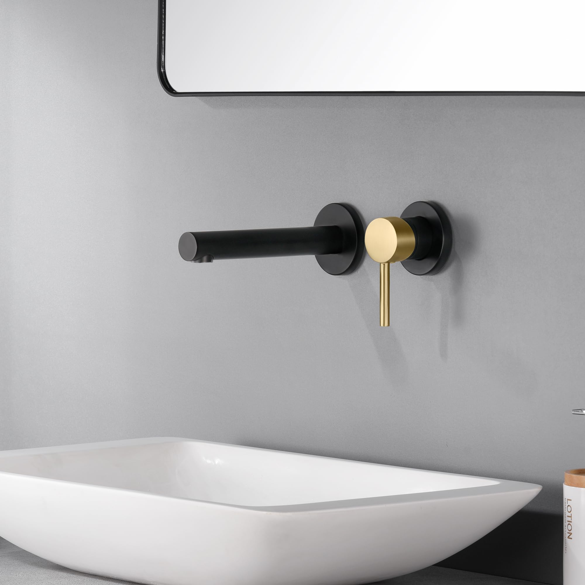 Bateria łazienkowa ścienna S1400I-MG + bateria wannowa ścienna S2149I-MG