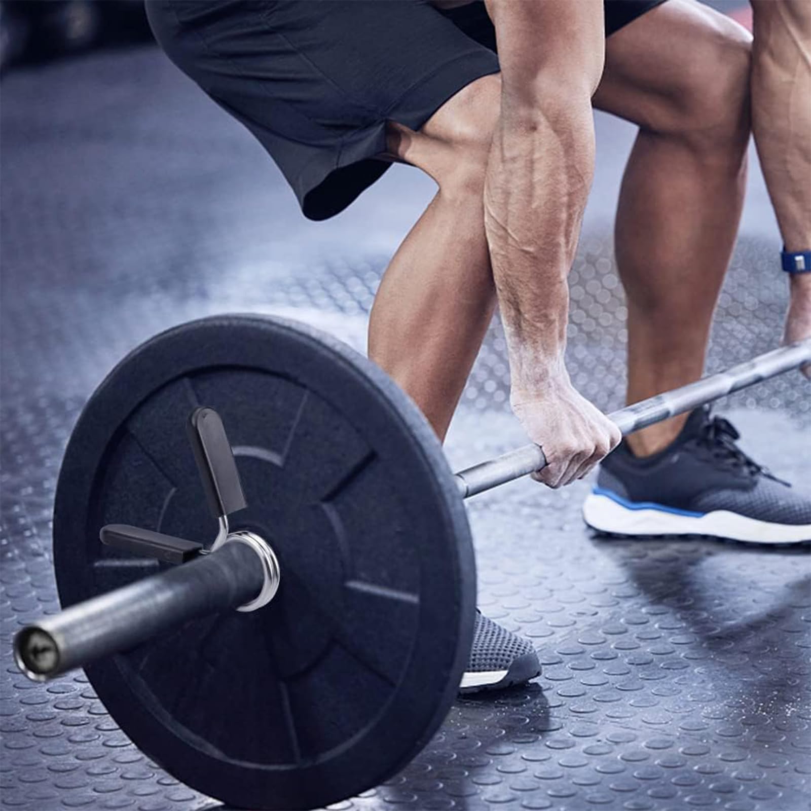 Zaciski sprężynowe do sztangi, opakowanie 4 szt. zacisków sprężynowych, zaciski blokujące do kierownicy, klipsy do hantli, klipsy do sztangi sportowej(25 Mm)